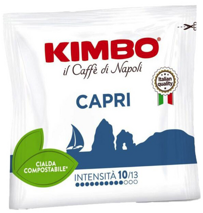 Dosettes papier ESE KIMBO - Capri Espresso Cialde - 50 Dosettes café ESE 44mm KMBCAPRI100ESE