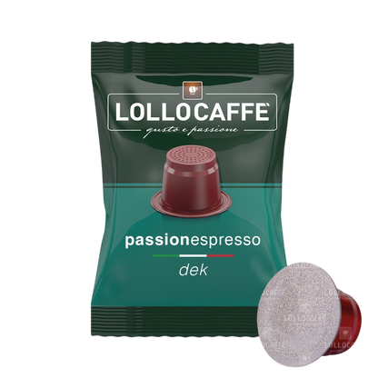 100 Lollo Caffè Dec-capsules - Compatibel met Nespresso ®