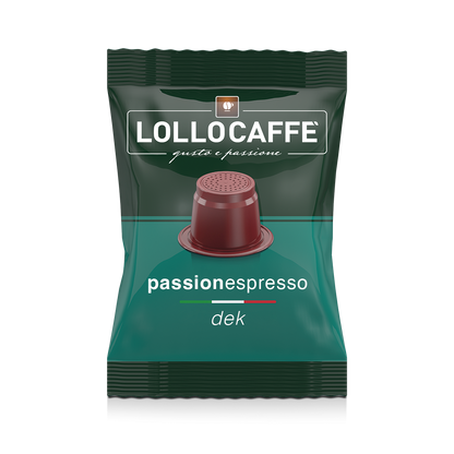 Nespresso® Compatible 100 Capsules Lollo Caffè Dec - Compatibles Nespresso® PASNESDEC100