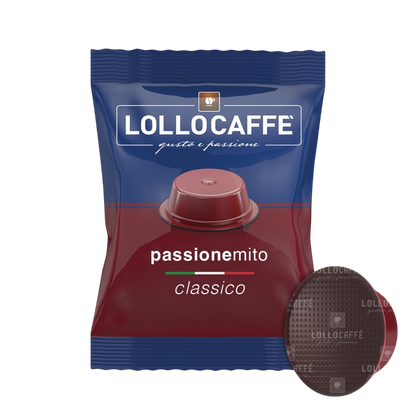 100 Lollo Caffè Classico Koffiecups - Lavazza a Modo Mio ® compatibel