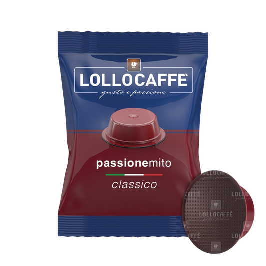 100 Lollo Caffè Classico Koffiecups - Lavazza a Modo Mio ® compatibel