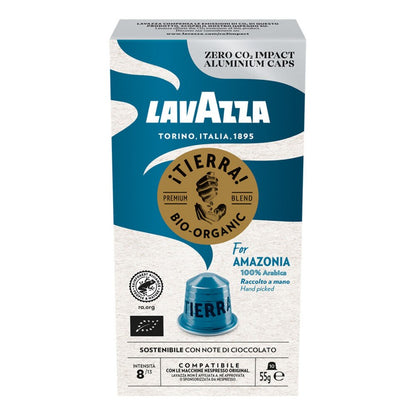 Nespresso® Compatible 10 Capsules en aluminium Tierra for Amazonia Lavazza compatibles Nespresso LVZAMAZONIANES10