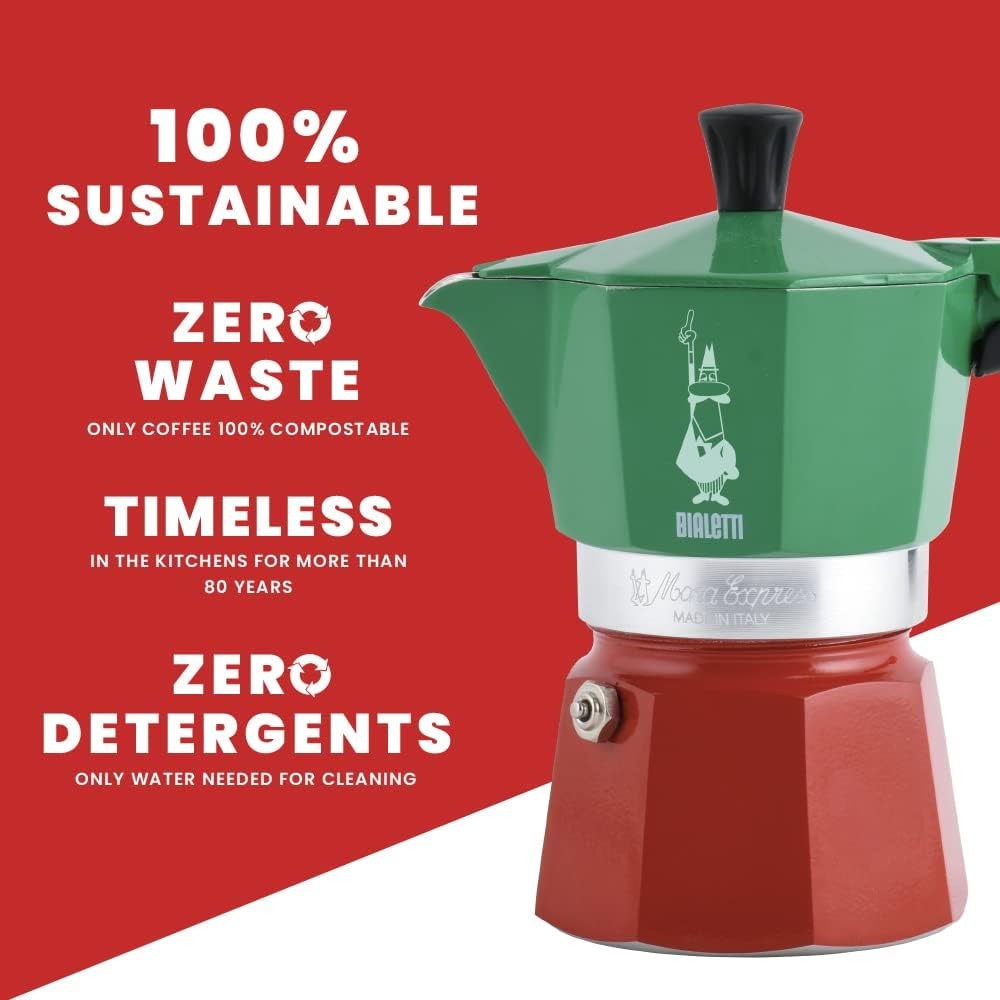 Cafetières Bialetti Cafetière Moka Express Bialetti Dolce & Gabbana - Bleu Méditerranéen Édition Limitée 3 tasses MOKAXPDG3T