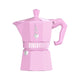 Accueil Bialetti Moka Exclusive 3 Tasses Rose - Cafetière Italienne BIALEXC3TP