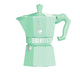Accueil Bialetti Moka Exclusive 3 Tasses Green - Cafetière Italienne BIALEXC3TV