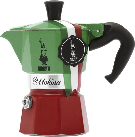 Cafetières Bialetti Bialetti - La Mokina Tricolore - Cafetière Italienne Moka MOKINA1TZ