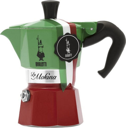 Cafetières Bialetti Bialetti - La Mokina Tricolore - Cafetière Italienne Moka MOKINA1TZ