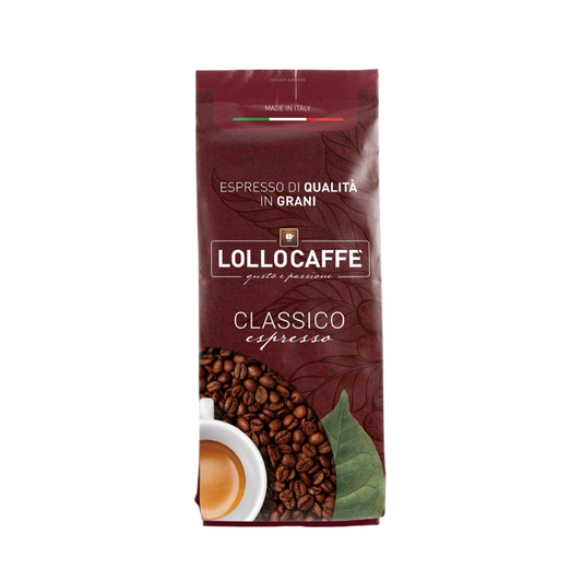 Italiaanse koffiebonen, Napels gebrand - Lollo Caffè Classico - 1kg