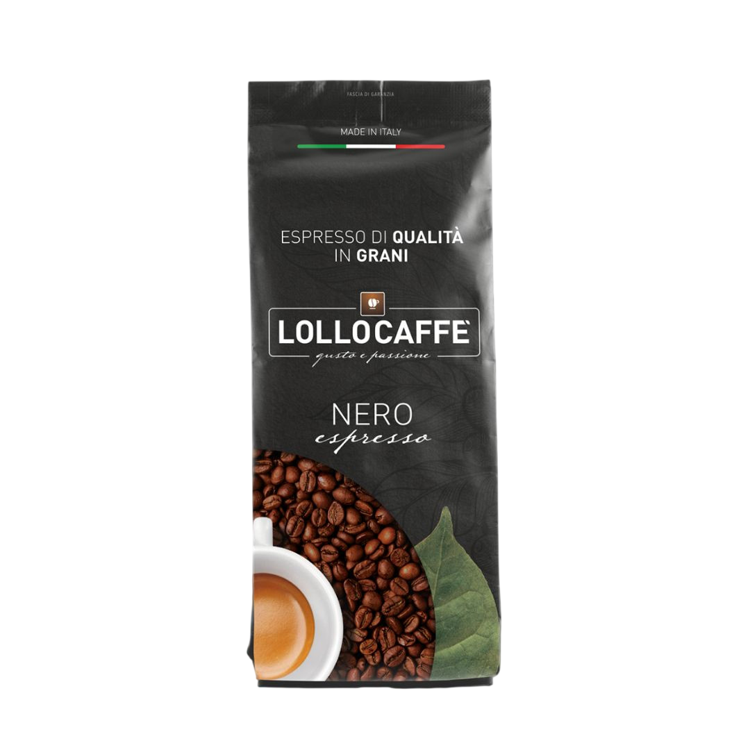 Espresso koffiebonen, Naples roast – Lollo Caffè Nero - 1kg