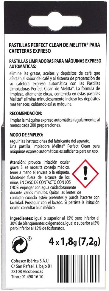 Melitta Perfect Clean - Pastilles nettoyantes machines à café