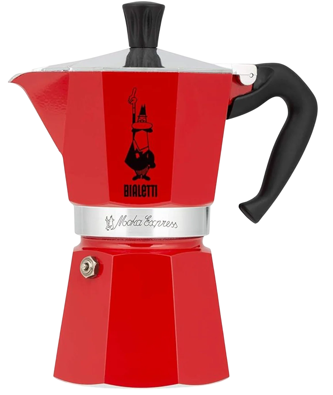 Bialetti Moka Express Koffiezetapparaat - 3 kopjes - Rood