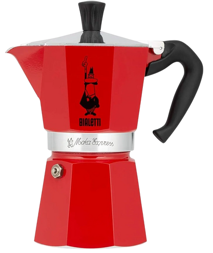 Bialetti Moka Express Koffiezetapparaat - 3 kopjes - Rood