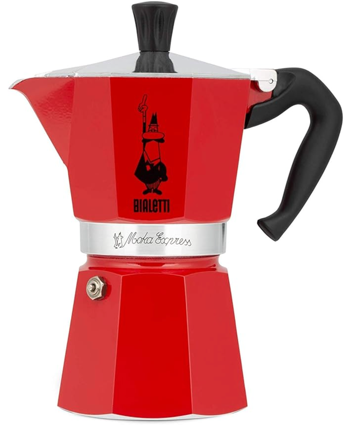 Bialetti Moka Express Koffiezetapparaat - 3 kopjes - Rood
