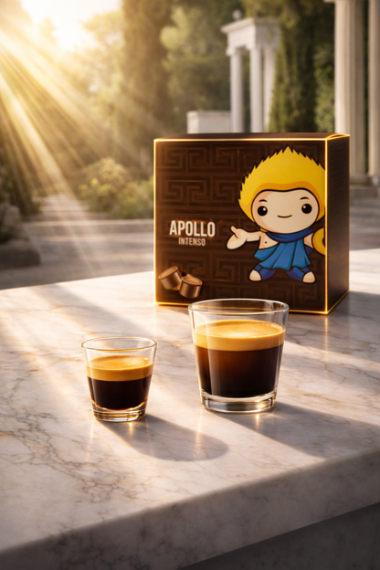 MAXI PACK - Capsules Ristretto Apollo Intenso compatibles Dolce Gusto – Italian Coffee – 30 capsules