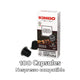 100 Pieces - Kimbo Espresso Barista Ristretto Aluminium Capsules – Nespresso® Original Compatible