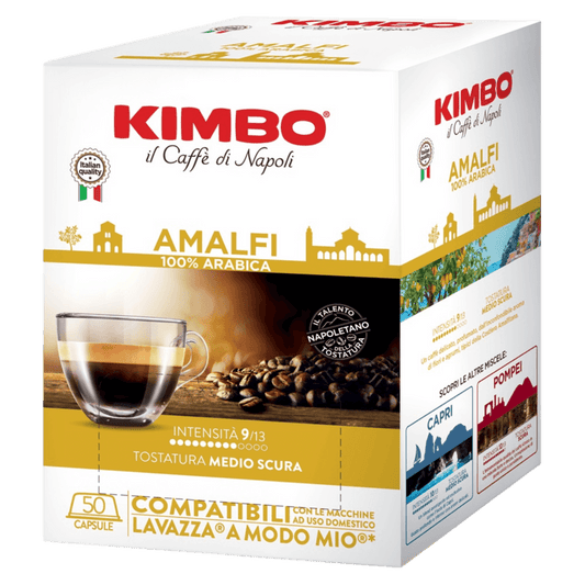 Kimbo Amalfi voor Lavazza a Modo Mio - Compatibele koffiecapsules - 50 stuks