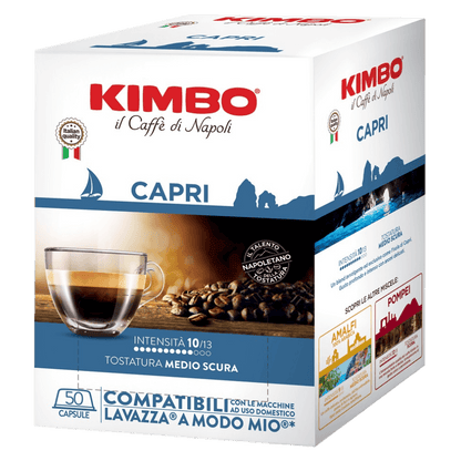 Kimbo Capri for Lavazza a Modo Mio - Compatible Coffee Pods - 50 Count