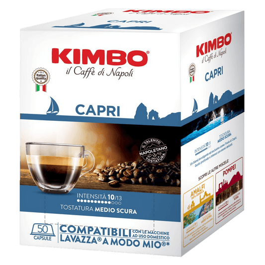 Kimbo Capri voor Lavazza A Modo Mio - Compatibele koffiecapsules - 50 stuks
