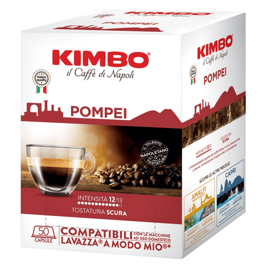 Kimbo Pompeï voor Lavazza a Modo Mio - Compatibele koffiecapsules - 50 stuks