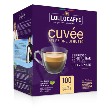 Lollo Caffè Gran Cuvée – ESE Papieren Pads 44 mm - 100 stuks