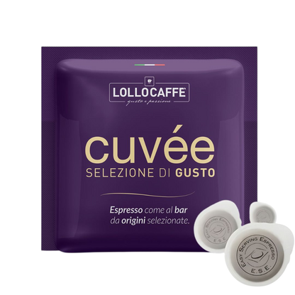 Lollo Caffè Gran Cuvée – ESE Papieren Pads 44 mm - 100 stuks