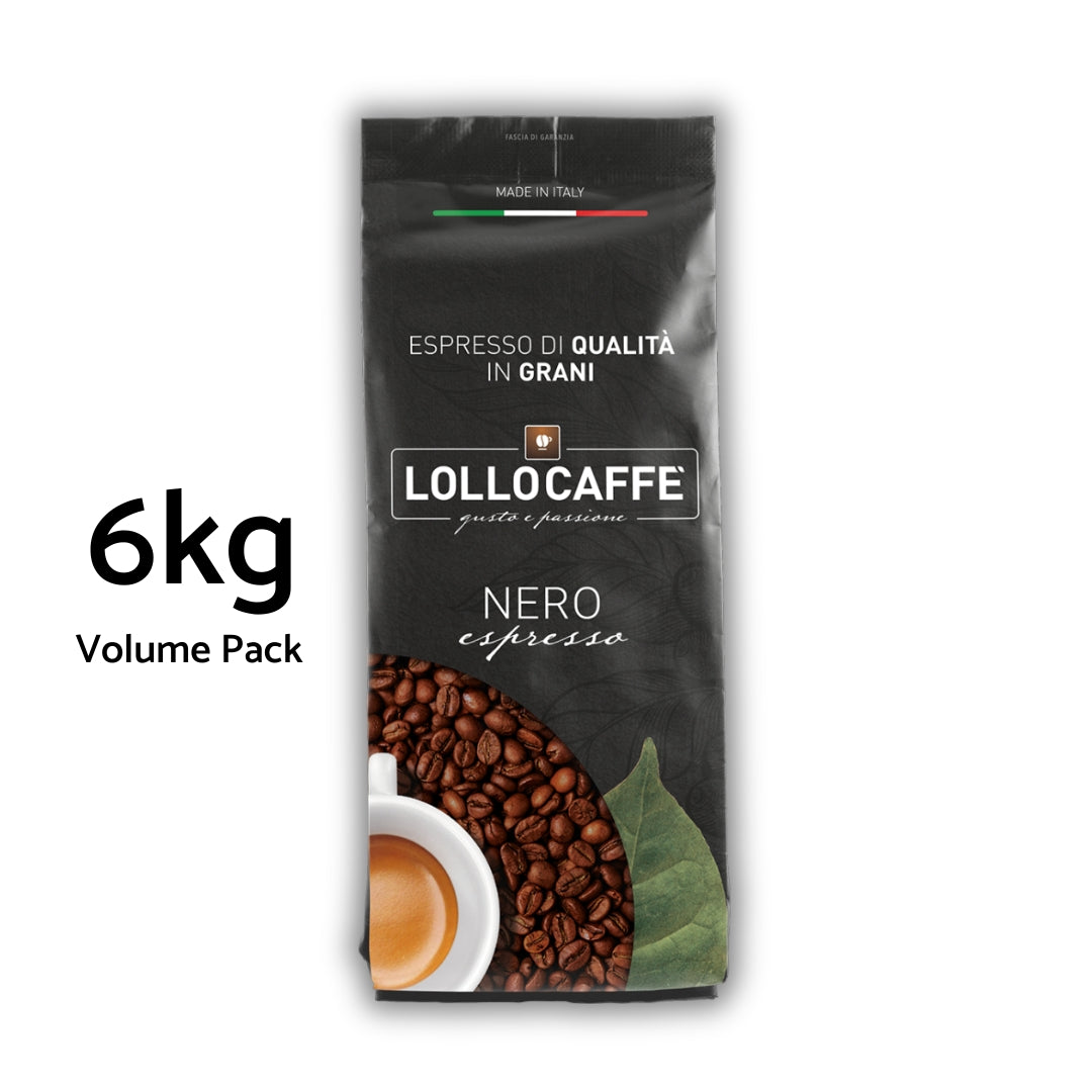 Espresso coffee beans, Naples roast – Lollo Caffè Nero - 1kg