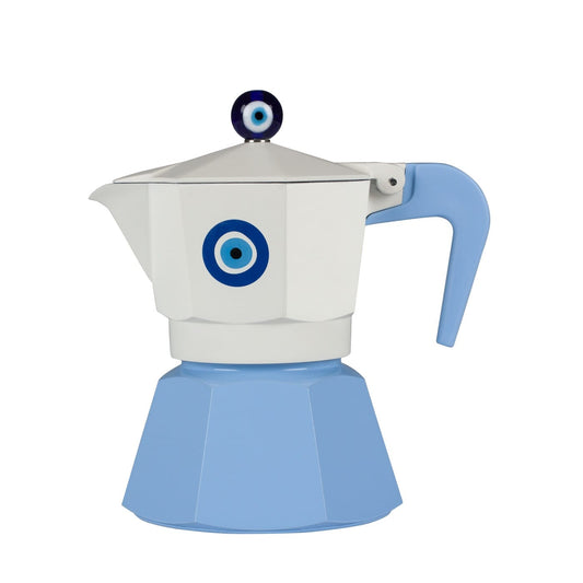 Mokavit Mokanos Special Edition – 3-kops Italiaanse espresso-moka-koffiezetapparaat – geschikt voor inductie en gas