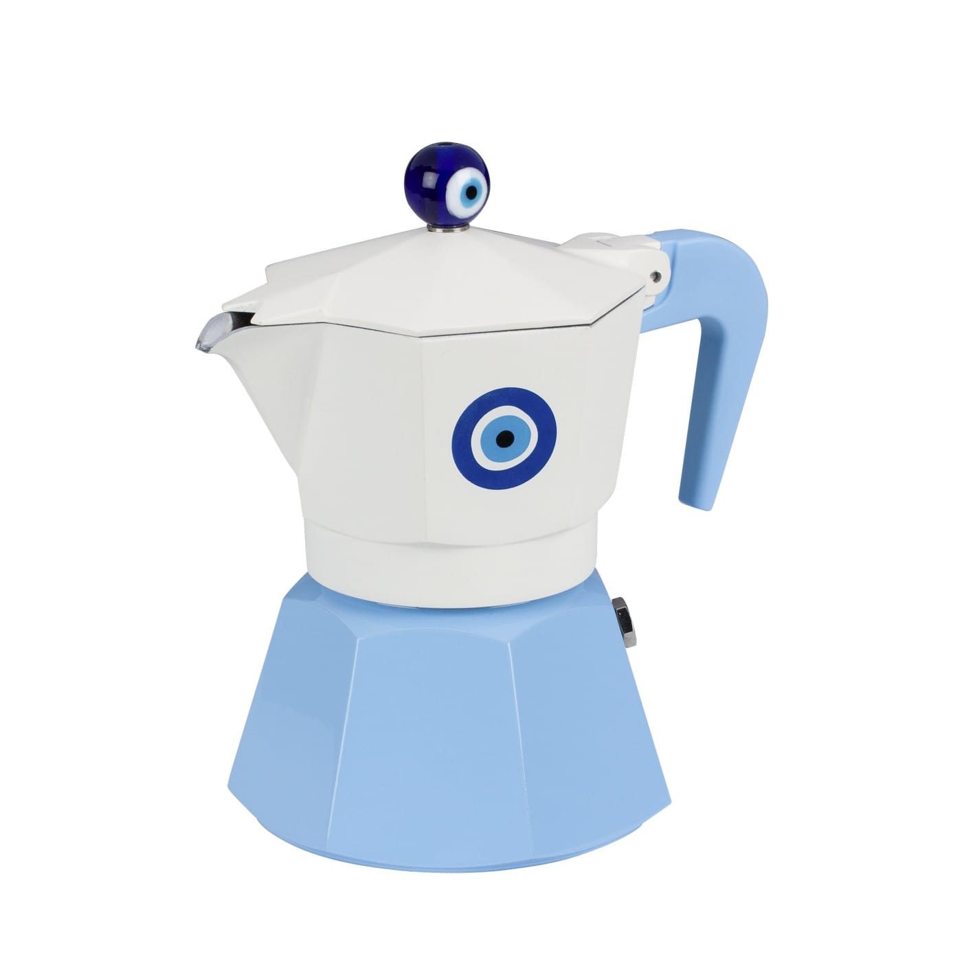 Mokavit Mokanos Special Edition – 3-kops Italiaanse espresso-moka-koffiezetapparaat – geschikt voor inductie en gas