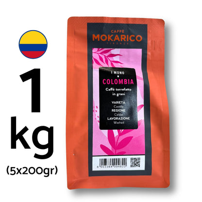 Colombian coffee beans – Mokarico – 100% Arabica – 200 gr