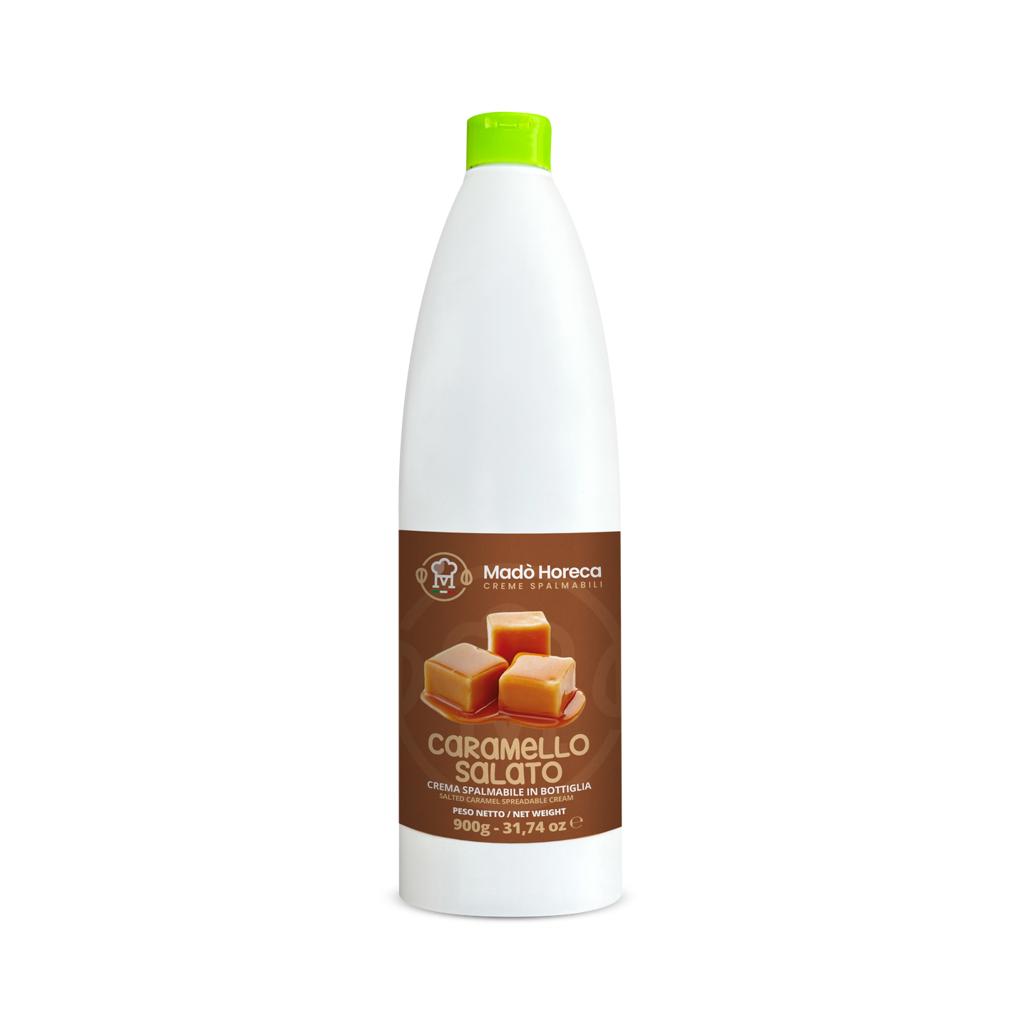 Crème met gezouten karamel - Mado' Italy - Fles van 900 g