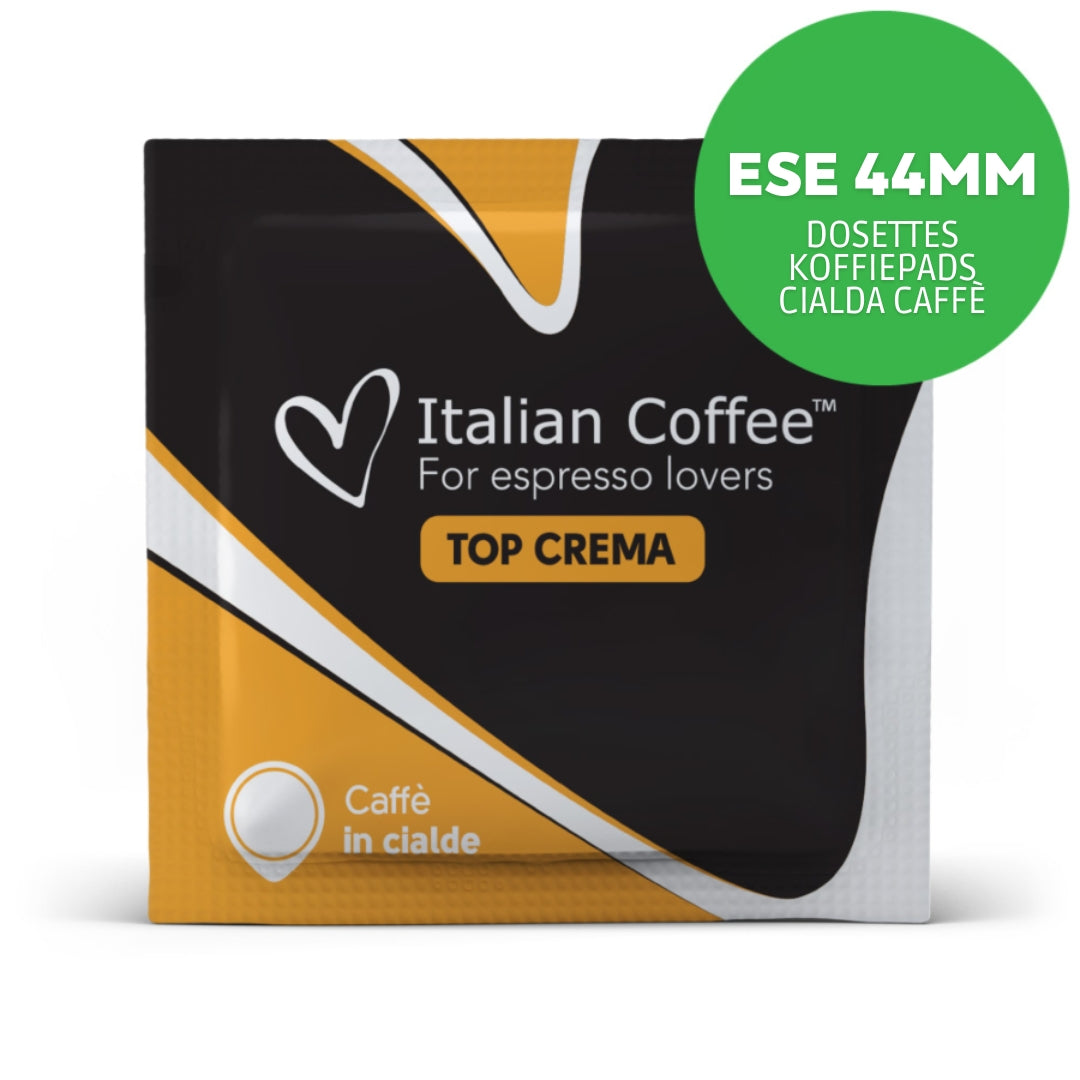 Italian Coffee - Top Crema espresso - 100 Dosettes ESE
