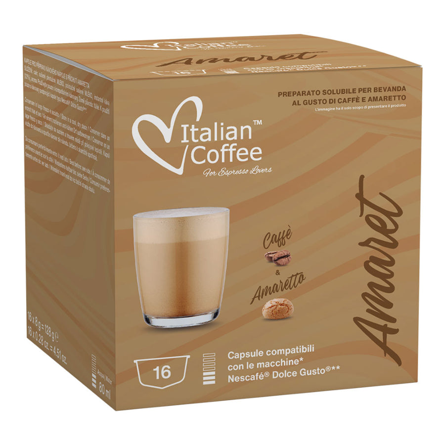Italian Coffee - Amaretto voor Dolce Gusto® - 16 capsules