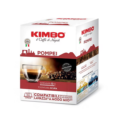 Kimbo Pompeii for Lavazza a Modo Mio - Compatible coffee capsules - 50 pieces
