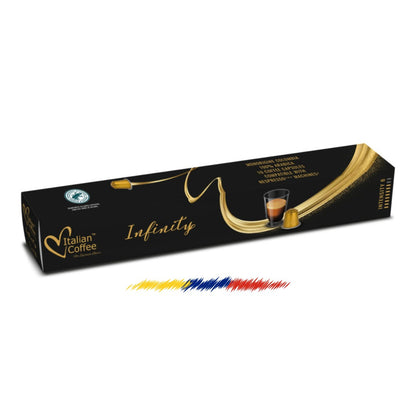 100% Arabica koffie uit Colombia - Italian Coffee 10 capsules compatibel met Nespresso ®