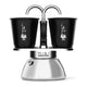 Bialetti Mini Express Inductie Zwart – 2 Kopjes - Italiaans Koffiezetapparaat