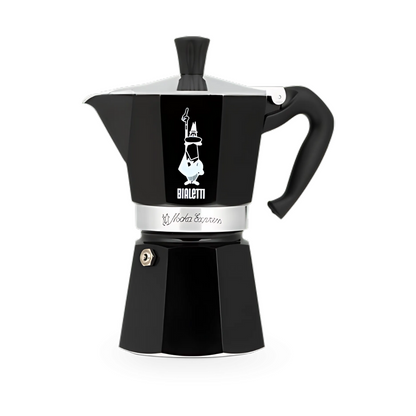 Bialetti Moka Express Zwart Koffiezetapparaat – 3 Kopjes