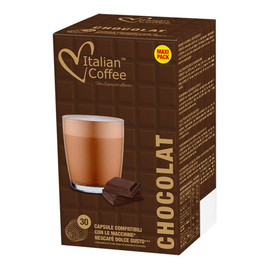 XL Pack - Chocolate capsules compatible with Dolce Gusto – Italian Coffee – 30 capsules