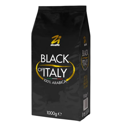 Zicaffè Black of Italy - Coffee beans 1kg - 100% Arabica coffee