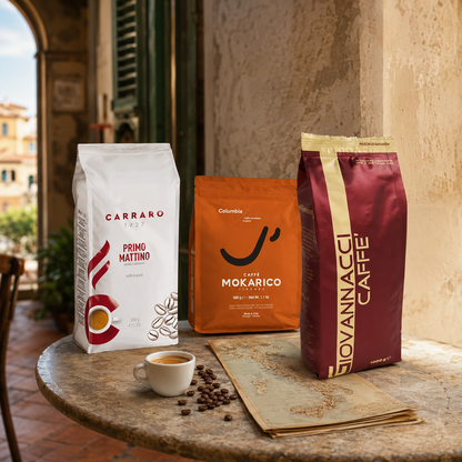 Whole bean coffee - Italian Journey – Giovannacci, Mokarico, Carraro - 2.5 kg