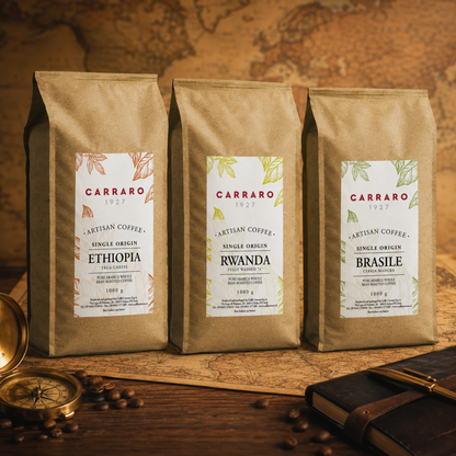 Free Shipping - Carraro Discovery Set - 3 100% Arabica Single Origins