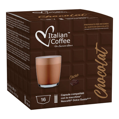 Italian Coffee - Chocolate for Dolce Gusto ® - 16 Capsules