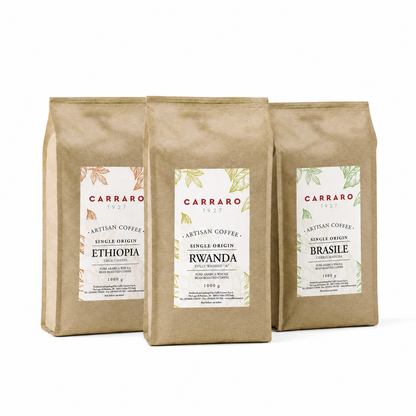 Free Shipping - Carraro Discovery Set - 3 100% Arabica Single Origins
