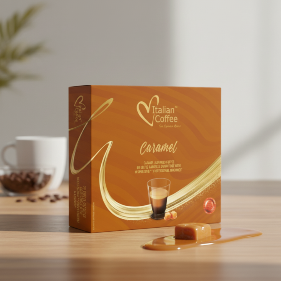 Karamelcapsules compatibel met Nespresso Professional – Koffie met karamelsmaak