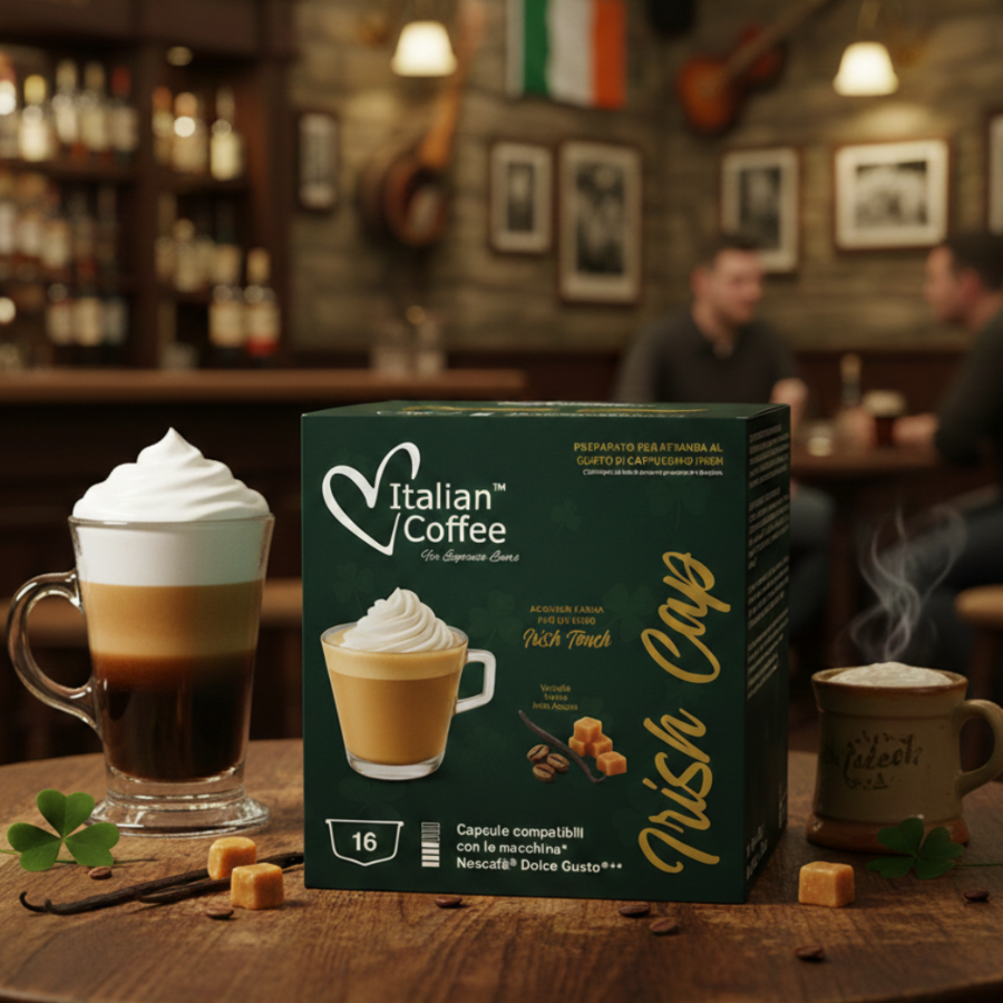 Italian Coffee - Irish Coffee pour Dolce Gusto ® - 16 Capsules