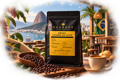 Gearbox Coffee Roasters – Brazil Fazenda do Salto – Packaging