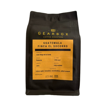 Speciality Coffee - Gearbox Coffee Roasters - Guatemala Finca El Socorro - Gewassen Java - Gebrand in Italië