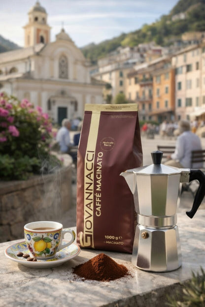Caffè Giovannacci - Bordeaux Bar - Gemalen koffie
