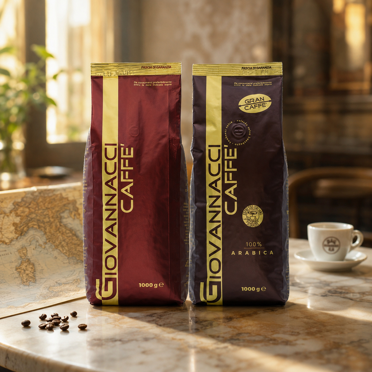 Discovery Pack: Giovannacci Espresso Duo – Bordeaux Bar & Gran Caffè, 2 kg