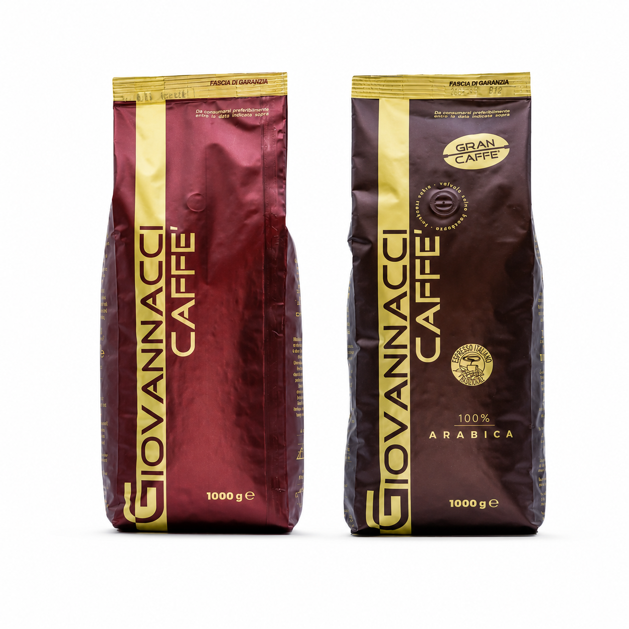 Discovery Pack: Giovannacci Espresso Duo – Bordeaux Bar & Gran Caffè, 2 kg