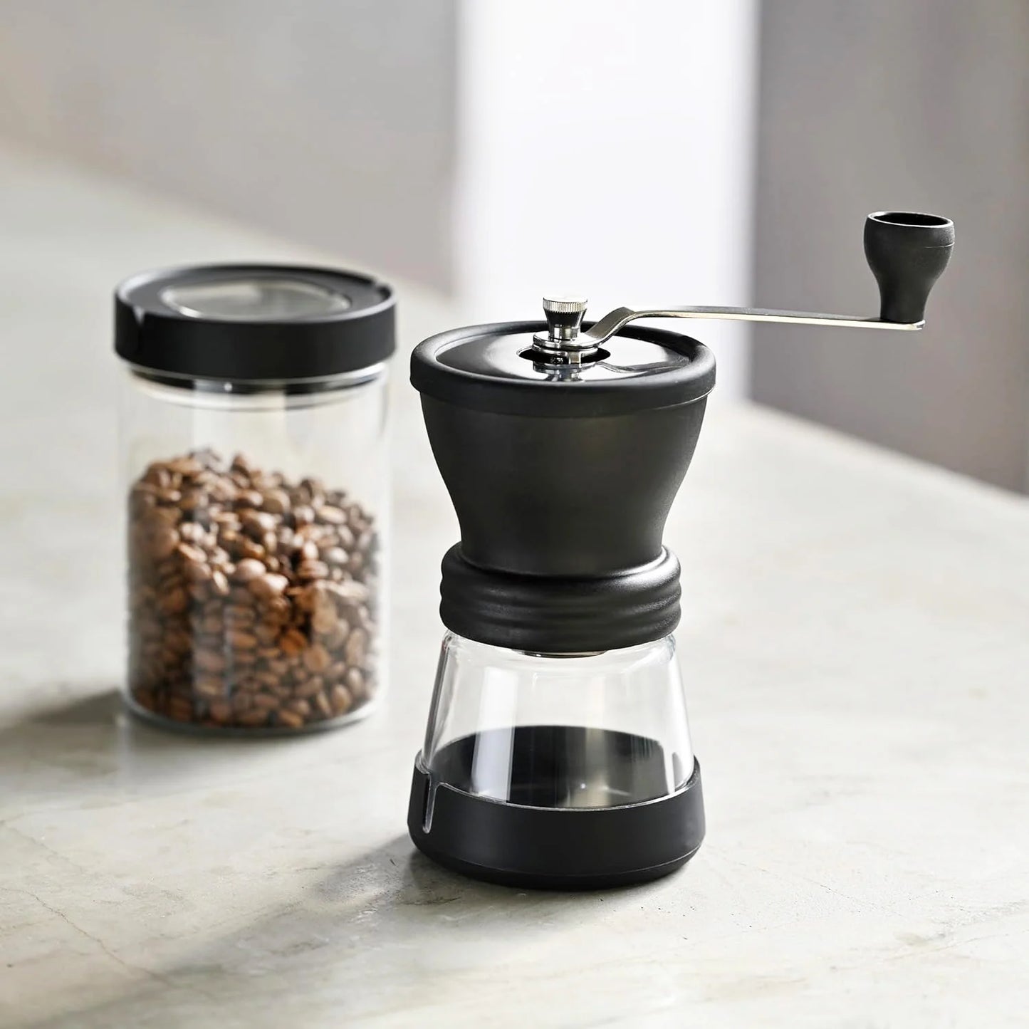 Hario Skerton N Handmatige Koffiemolen – Robuust en nauwkeurig